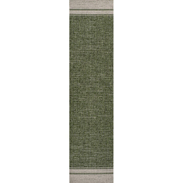Alda Modern Minimalist Mingled Solid Indoor/Outdoor Area Rug